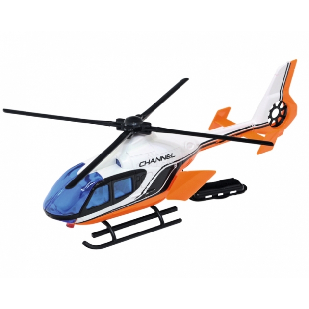 Вертолет Dickie 24 см медицинский с пропеллером на шнуре 3565423